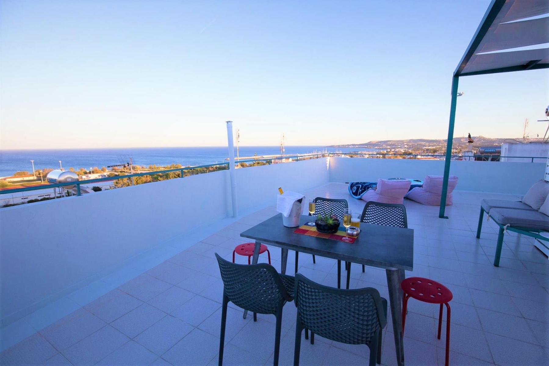 Groovy & Cozy Apt With Private Seaview Rooftop Terrace Rhodes City Ngoại thất bức ảnh