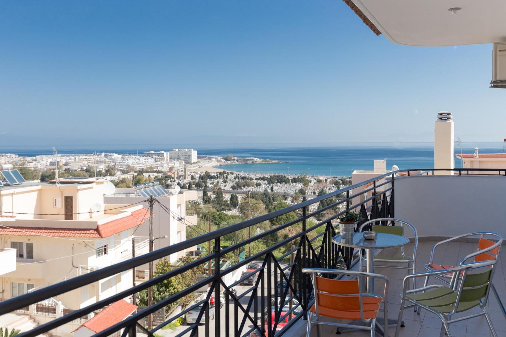 Groovy & Cozy Apt With Private Seaview Rooftop Terrace Rhodes City Ngoại thất bức ảnh